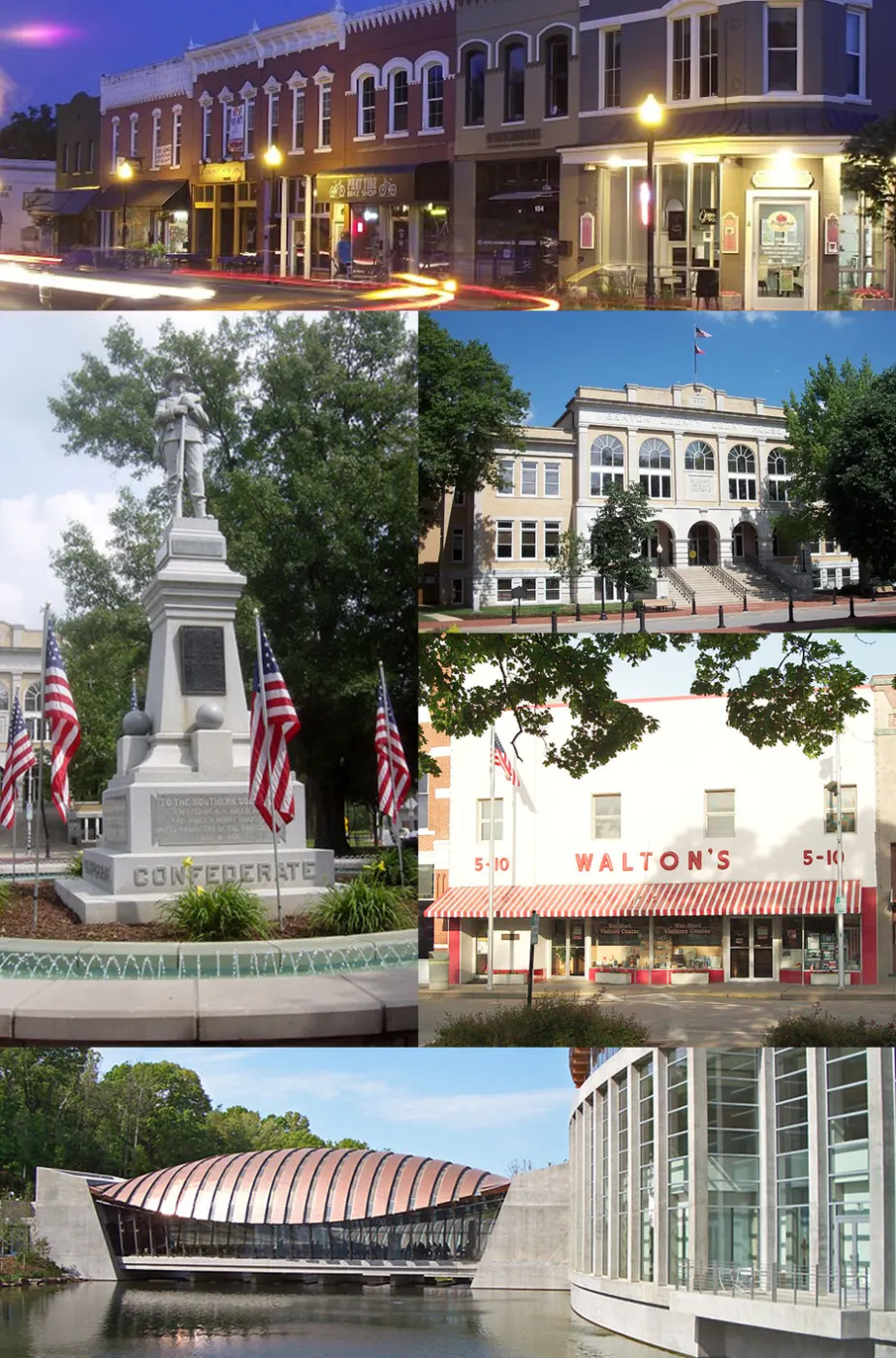 Bentonville Arkansas collage