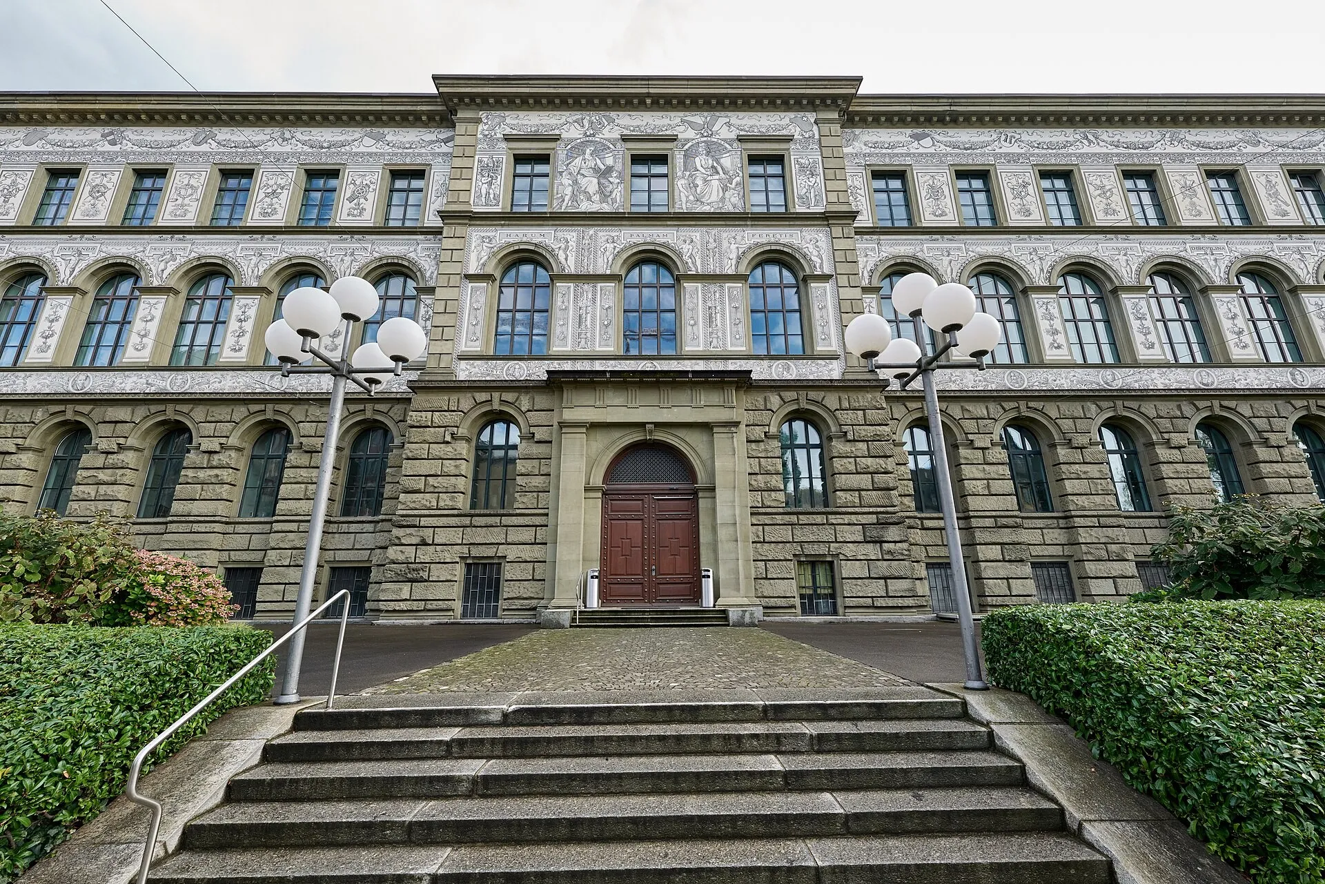 The main building of ETH Zurich, where Hacker studied computer science