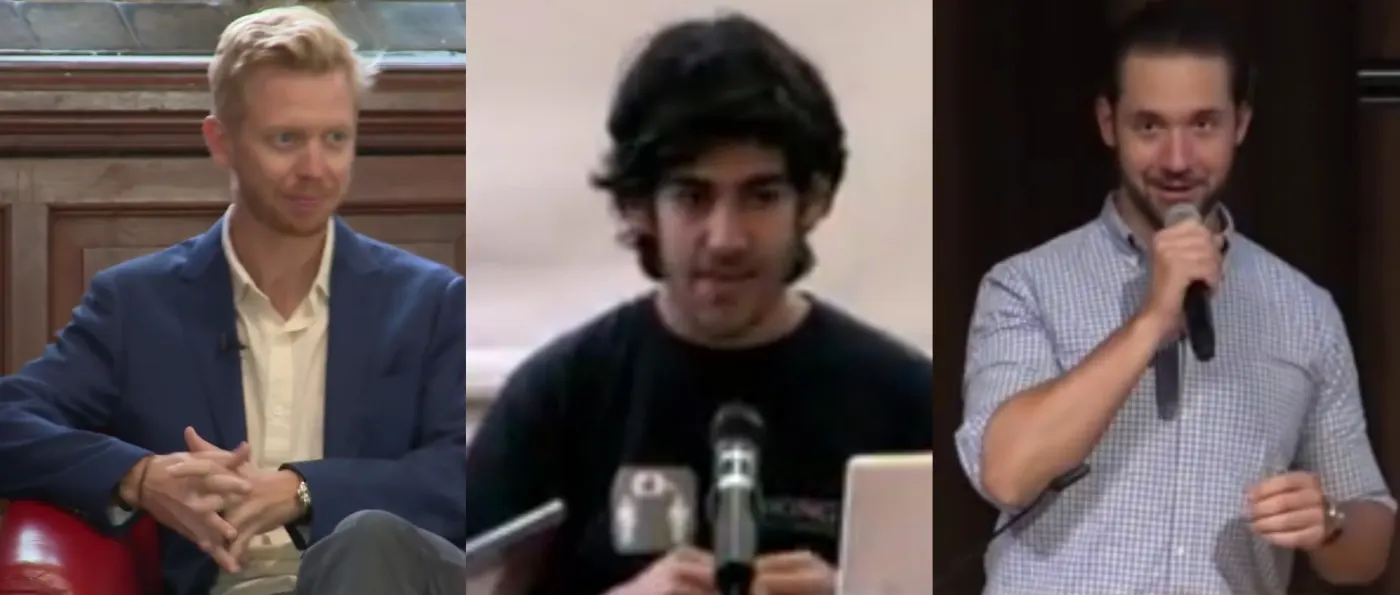 Reddit's founders (Wikimedia Commons, CC BY 3.0)
