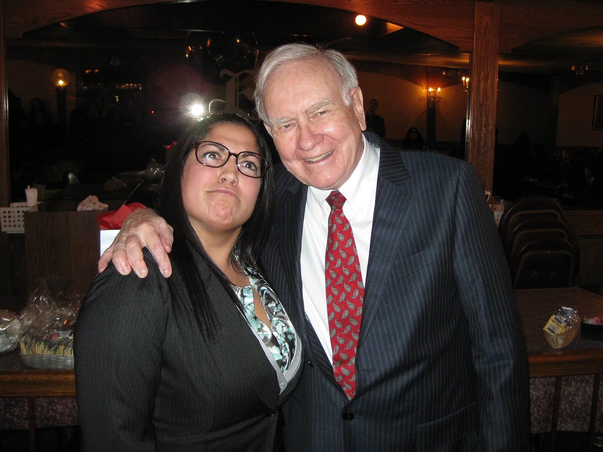 Warren Buffett with Fisher College of Business Student