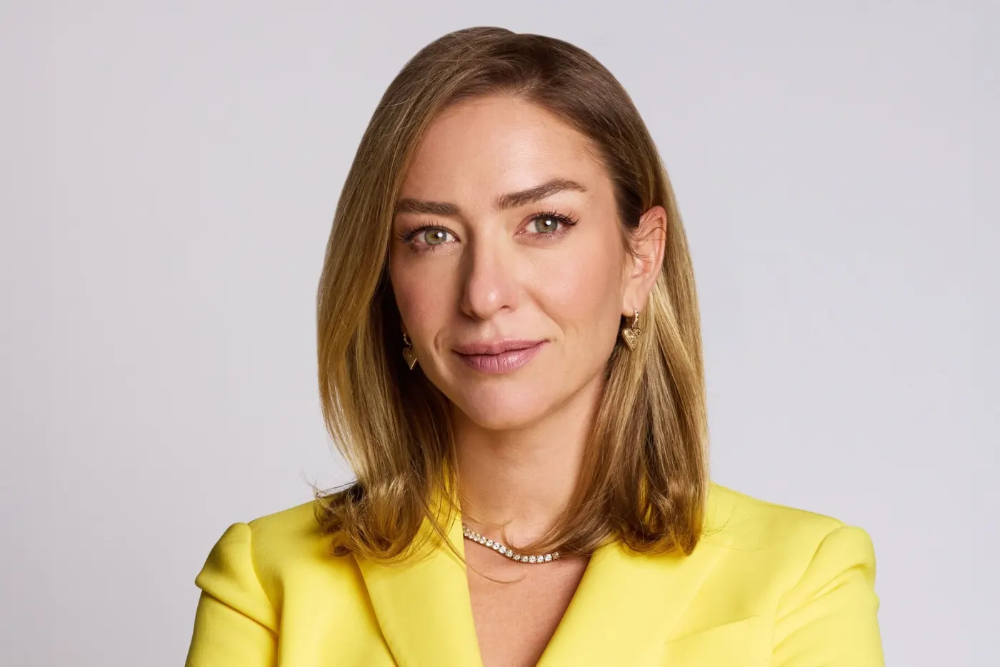 Portrait in a yellow blazer