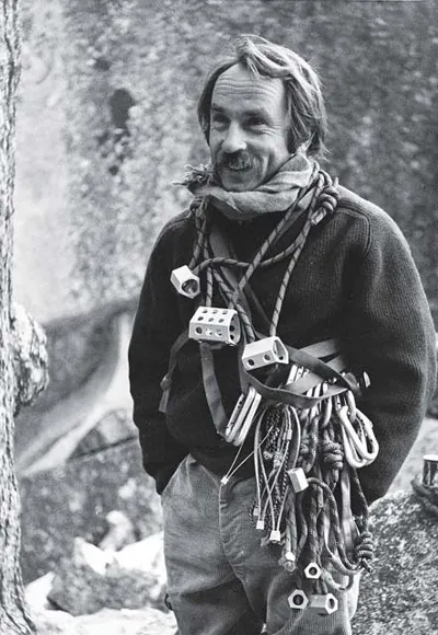 Young Yvon Chouinard by Tom Frost