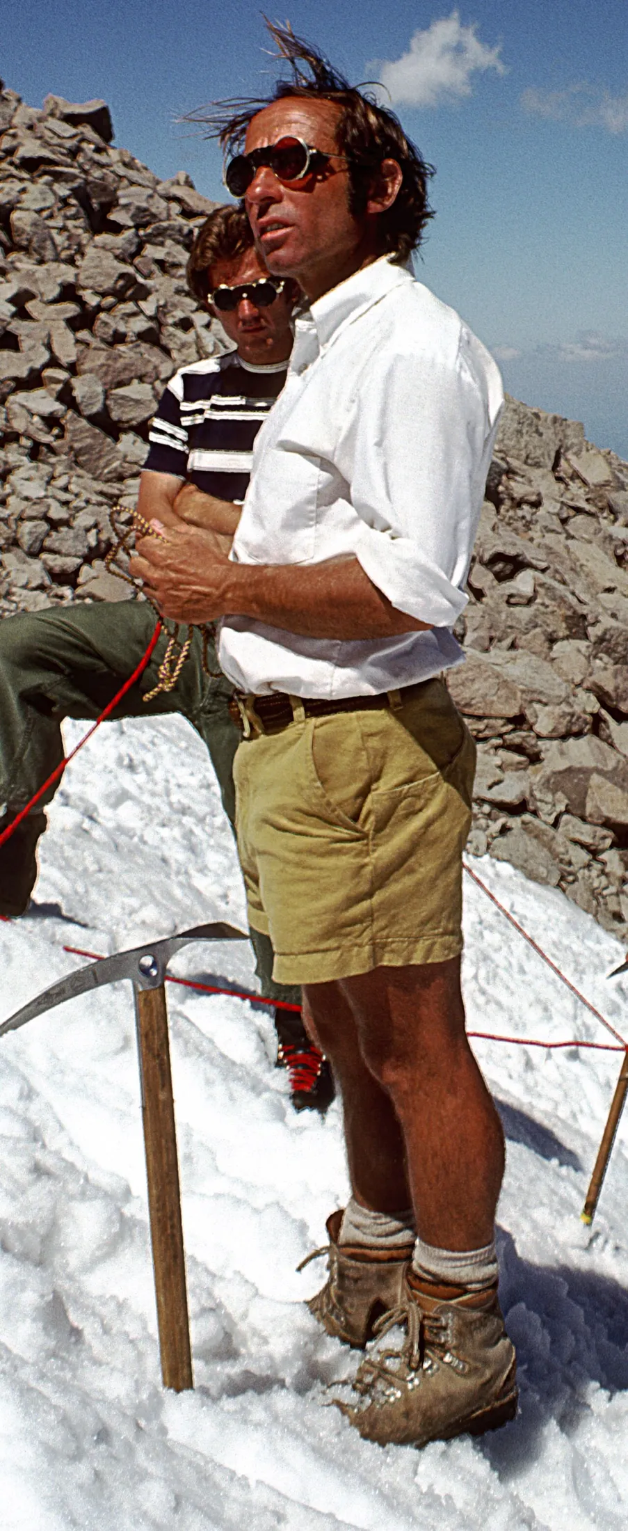Yvon Chouinard on Mount Hood